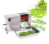Éplucheur de pois électrique semi-automatique pour haricots et pois, construction en acier inoxydable
