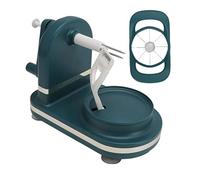 Éplucheur de Pomme à Manivelle, Machine à éplucher les Fruits Manuelle en PP et en Acier Inoxydable, éplucheur de Pomme (Vert foncé)