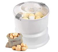 Éplucheur de pommes de terre électrique - Éplucheur de légumes entièrement automatique avec un seul bouton pour une utilisation domestique et cuisine