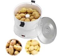 Éplucheur de pommes de terre électrique, machine à éplucher les pommes de terre, éplucheur de légumes avec récipient, éplucheur de pommes de terre automatique commercial