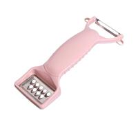 Éplucheur de pommes de terre rose, lame tranchante multifonctionnelle en acier inoxydable PP, râpe sûre pour la cuisine, économie de travail, fruits et légumes