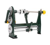 Éplucheur de Pommes, Éplucheur de Pommes en Acier Inoxydable Trancheur Corer Éplucheur de Poires Multifonction à Épluchage Rapide avec Base de Pince pour Fruits, Vert