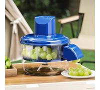 Éplucheur de raisin électrique automatique commercial - Éplucheur de tomates cerises - Capacité maximale de 300 g - Rechargeable pour la cuisine commerciale et la maison
