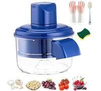 Éplucheur de raisin électrique automatique pour fruits et ail, petite machine à éplucher intelligente rechargeable pour raisins, tomates, cerises, ail, usage domestique et commercial (1 pièce)