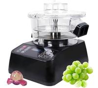 Éplucheur de raisin électrique, éplucheur automatique, 6 vitesses réglables (1100-1800 tr/min), rotation avant/arrière pour caves, restaurants, ménages, magasins de thé au lait