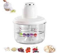 Éplucheur de raisin, petite éplucheuse automatique de fruits, outil de retrait de peau, machine à fruits commerciale intelligente rechargeable pour raisins, ail, tomates pour cuisine commerciale et