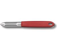 Éplucheur, dentelé, rouge