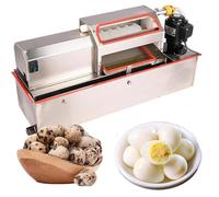 Éplucheur d'œufs de caille, 70 kg/h avec circulation de l'eau et séparation automatique des coquilles d'œufs pour restaurant cuisine