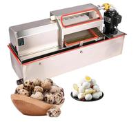 Éplucheur d'œufs de caille électrique, machine commerciale pour décortiquer les œufs de caille, avec circulation de l'eau, 70 kg/h haute efficacité, séparation automatique des coquilles d'œufs, pour