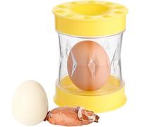 Éplucheur d'œufs durs, coquillage d'œuf à la coque, ouvre-coquille d'œuf pour œufs durs, convient pour ouvrir les œufs durs et les coquilles d'œufs de caille, secouer pour ouvrir facilement la