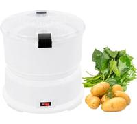 Éplucheur électrique 85 W - Machine à éplucher Automatique 2 en 1 pour Un épluchage Rapide Et Une Déshydratation des Légumes - Idéal pour La Cuisine Et La Restauration, Blanc