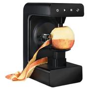 Éplucheur électrique de pommes de terre et de fruits - Éplucheur rotatif automatique avec un seul bouton et arrêt automatique, outil d'épluchage de cuisine pour un usage domestique