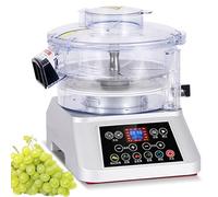 Éplucheur électrique de raisin, éplucheur de tomates cerises, contrôle LCD intelligent, dissolvant de peau commercial, capacité de 500 g, rotation avant/arrière pour un épluchage efficace
