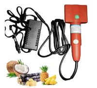 Éplucheur Électrique Miniature Pour Noix De Coco Et Canne À Sucre (120 W) : Épluchage Fin Et Précis, Idéal Pour Citrouille, Courge D'hiver, Taro, Ananas, Etc.