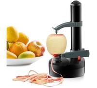 Éplucheur électrique - PARAMOUNT CITY - Rotation automatique - Noir - Acier inoxydable