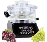 Éplucheur électrique rotatif automatique avec panneau de contrôle intelligent, 6 vitesses réglables (1100-1800 tr/min), rotation avant/arrière pour tomate cerise