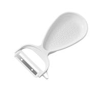 Éplucheur en acier inoxydable pour fruits et | Dénoyauteur manuel et râpe de cuisine | Éplucheur de carottes | Pour l'utilisation de l'ail, du chocolat, du fromage, du dans la cuisine, le