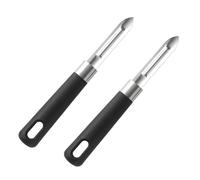 Eplucheur Légumes - Éplucheur Universel en acier inoxydable à lame affûtée, manche antidérapant, entretien facile - Eplucheur Pomme de Terre professionnel pour fruits, économe manuel cuisine & camping