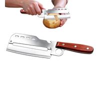 Éplucheur Manche en bois prise confortable trancheuse | Économe cuisine pour patate outils à main Pour la maison, camping, cuisson, pomme de terre, ,