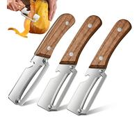 Eplucheur Multifonction 3-en-1, Eplucheur Légumes avec Décapsuleur Intégré et Lame Ultra Tranchante en Inox, Eplucheur Polyvalent pour Légumes, Fruits et Charcuterie (3)
