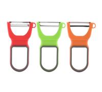 Éplucheur multifonctionnel Durable en acier inoxydable, 3 pièces/ensemble, pour légumes et fruits