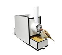 Éplucheur pour aliments pour perroquets - Séparateur de céréales en bois rechargeable, dispositif d'élimination automatique des peaux de de, gadget compact pour la préparation de la