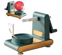 Éplucheur pour cuisine, éplucheur de fruits, éplucheur de pomme, éplucheur de fruits, éplucheur rotatif de pommes de terre, machine à éplucher pour mangue citron, pêche, orange, vert foncé