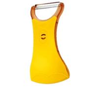 Éplucheur rotatif multifonction 2 en 1 - Éplucheur de pommes de terre à double extrémité en acier inoxydable, outil d'épluchage, poignée antidérapante, gadget de cuisine pour concombres, carottes