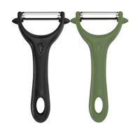 Éplucheur Universel, Econome Legumes Inox Eplucheur Legumes Manuel Eplucheur Pomme de Terre Poignée Ergonomique, Couteau Eplucheur Cuisine avec Lame Tranchante pour Légumes Fruits