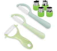 Éplucheur Universel Econome Legumes Peeler Éplucheur à Légumes Manuel Pomme de Terre Poignée Ergonomique Couteau Avec Moisissure Eplucheur Cuisine pour Fruits et Légumes