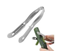 Éplucheurs de cuisine, outil en acier inoxydable 2 côtés pour éplucher, ustensiles de cuisine pour salades, jus et préparation des aliments dans les restaurants et en extérieur