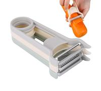 Éplucheurs Pour La Cuisine,Ensemble De 3 Outils De Cuisine En Acier Inoxydable | Éplucheur de Fruits Multifonctionnel avec Râpe pour Carottes | Pour Légumes Chou Courgette Poire Mangue Papaye