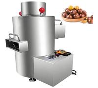 Éplucheuse à châtaignes, machine électrique professionnelle 550 W, capacité de 0,5 à 2,5 kg, en acier inoxydable avec minuterie intégrée, pour un épluchage et un décorticage efficaces