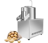 Éplucheuse À Pommes De Terre Électrique Commerciale, Automatique 1100 W, Éplucheuse-laveuse En Acier Inoxydable 240 Kg/h, Pour L'épluchage Taro, Gingembre Et Patates Douces