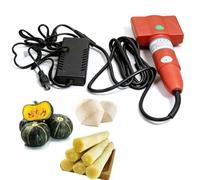 Éplucheuse automatique de canne à sucre, 120 W, électrique commerciale, pour noix de coco, épluchage précis, sans abîmer les fruits, 1000-10000 tr/min, pour noix de coco, citrouille, griffe d'hiver