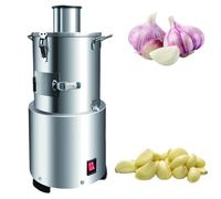 Éplucheuse d’Ail Électrique - Machine Professionnelle en Acier Inoxydable 15 kg/h pour Ail Entier, 200 W Éplucheur Automatique pour Cuisine de Restaurant & Restauration