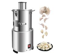 Éplucheuse d'ail commerciale 200 W, éplucheuse électrique avec un rendement de 30 kg/h, séparateur d'ail automatique en acier inoxydable pour restaurants, cuisines et cantines