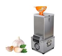 Éplucheuse D'Ail Professionnelle, Électrique en Acier Inoxydable, avec Entrée Amovible Et Poignée Portable, pour Cuisine De Restaurant