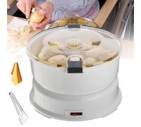 Éplucheuse de pommes de terre électrique, machine à trancher les légumes de 85W avec verrouillage de sécurité rotatif et conteneur, temps d'épluchage de 1 min et capacité maximale de 1 kg pour