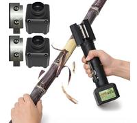 Éplucheuse Électrique De Canne À Sucre, 125 W, Racleur Électrique De Canne À Sucre, Éplucheuse Automatique De Canne Avec Lames En Acier Inoxydable De 2 Mm 2electricity+2blade