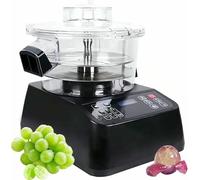 Éplucheuse électrique de raisin, décapant automatique de peau de fruits avec 6 vitesses (1100-1800 tr/min) pour le traitement des fruits entiers, idéale pour la cave, le restaurant et la maison