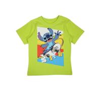 eplusm Lilo et Stitch, T Shirt Manches Courtes, Garçon (Vert,5 Ans)