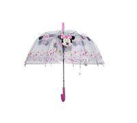 eplusm MINNIE MOUSE NAIVE - Parapluie dôme manuel, 8 panneaux, tiges métalliques, confortable et polyvalent, qualité et résistance, 43 cm, matériau polyester, rose clair, M, Décontracté