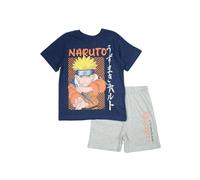 eplusm Pyjama Court, Garçon (Bleu,8 Ans)
