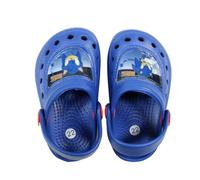 eplusm Sonic The Hedgehog Sandales d'été pour enfant à bout ouvert Easy Fasten Pantoufles d'été pour enfant Multicolore Taille 25 à 33, bleu foncé, 22 EU