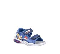 eplusm Sonic The Hedgehog Sandales d'été pour enfant à bout ouvert Easy Fasten Pantoufles d'été pour enfant Multicolore Taille 25 à 33, bleu, 31 EU