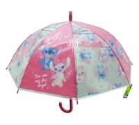 eplusm STITCH BEACH - Parapluie dôme manuel, 8 panneaux, baleines métalliques, confortable et polyvalent, qualité et résistance, 43 cm, matériau polyester, rose pastel, M, Décontracté