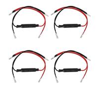 EPLZON 12V 10W LED Flasher Clignotant Indicateur Résistance Adaptateur Pour Moto - Correction Erreur (Lot de 4 Pièces)