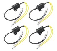EPLZON 12V 25W 6.8Ohm Moto LED Flasher Clignotant Indicateur Résistance Adaptateur Moto Résistance De Charge Adaptateur Flash Correction Erreur Pour Moto (Lot de 4pièces)