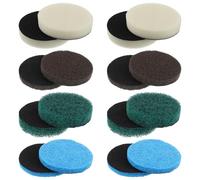 EPLZON 16pcs Tapis Brosse Nettoyage électrique Set 4 Tapis Mousse 4 Tapis Cuisine 4 Tapis personnalité 4 Tapis Microfibre pour Bosch Maison/Jardin 6033 Brosse Nettoyage Batterie